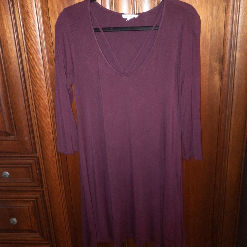 Long sleeve soft dress